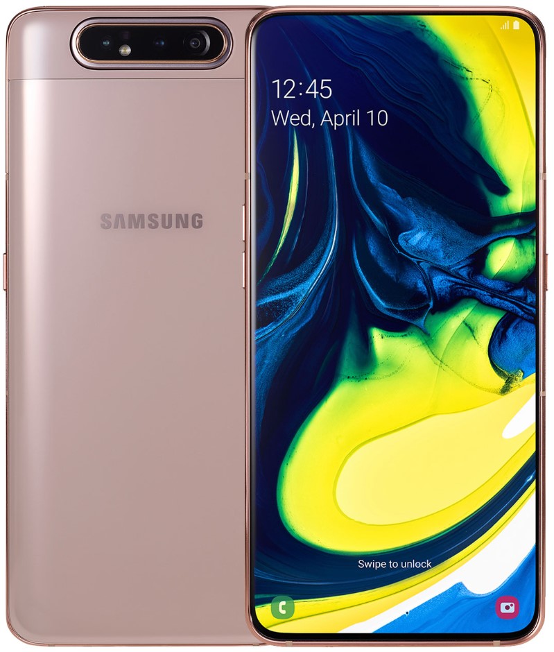 Смартфон Samsung Galaxy A80 8/128GB Angel Gold (Золотой)