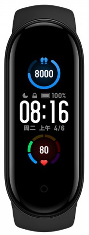 Фитнес браслет Xiaomi Mi Smart Band 5 Black (Черный)