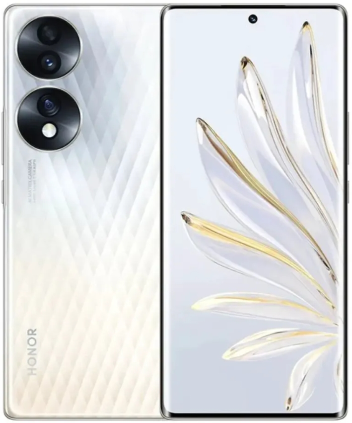 Смартфон Honor 70 5G 8/128GB RU Crystal Silver (Кристальное серебро)