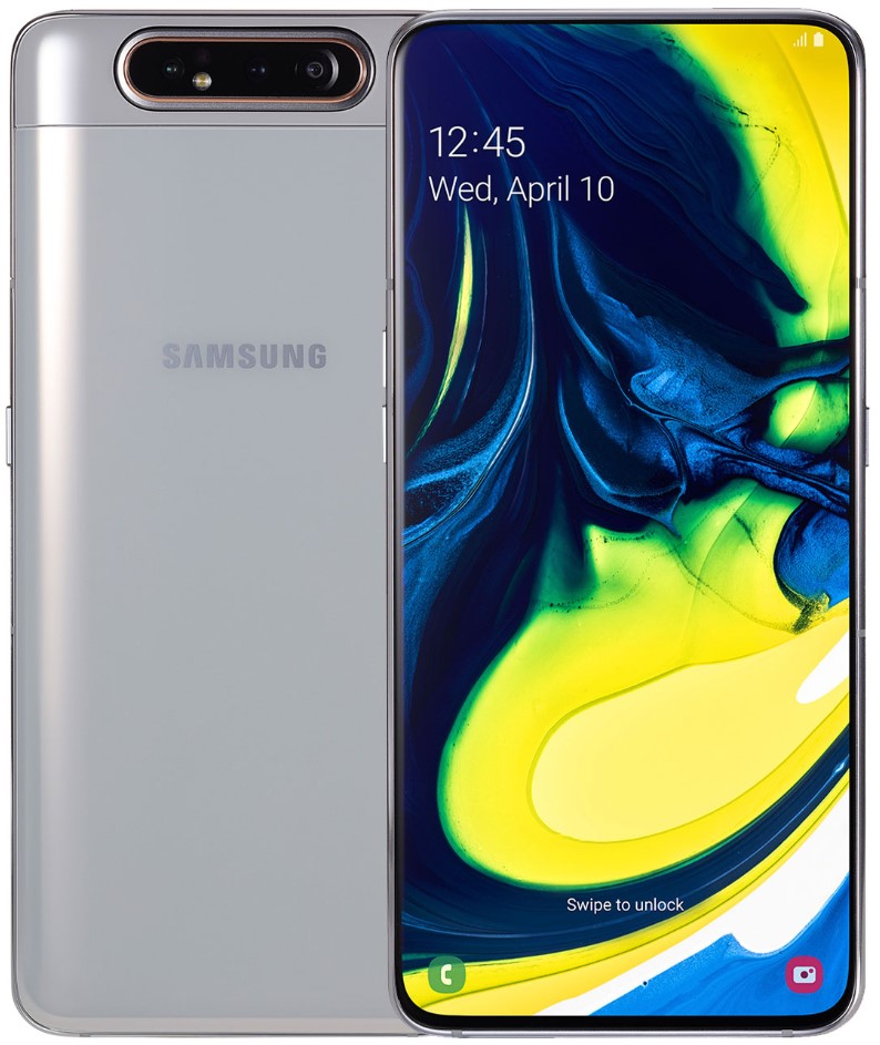 Смартфон Samsung Galaxy A80 8/128GB Ghost White (Белый)