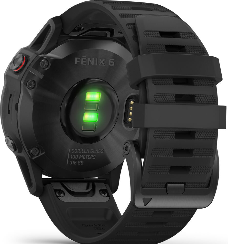 Умные часы Garmin Fenix 6S Pro Black (Черный)