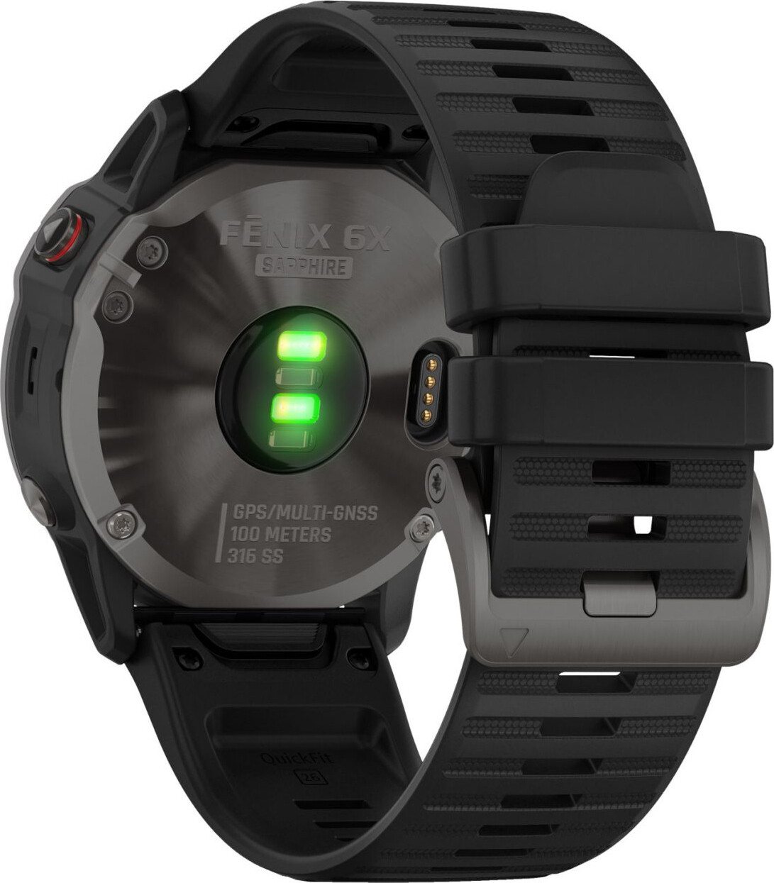 Умные часы Garmin Fenix 6X Sapphire DLC Black (Черный)