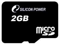 ����� ������ Silicon Power Micro SDHC 2GB Class 10 ��� ����������� (SP002GBSDT000V10)