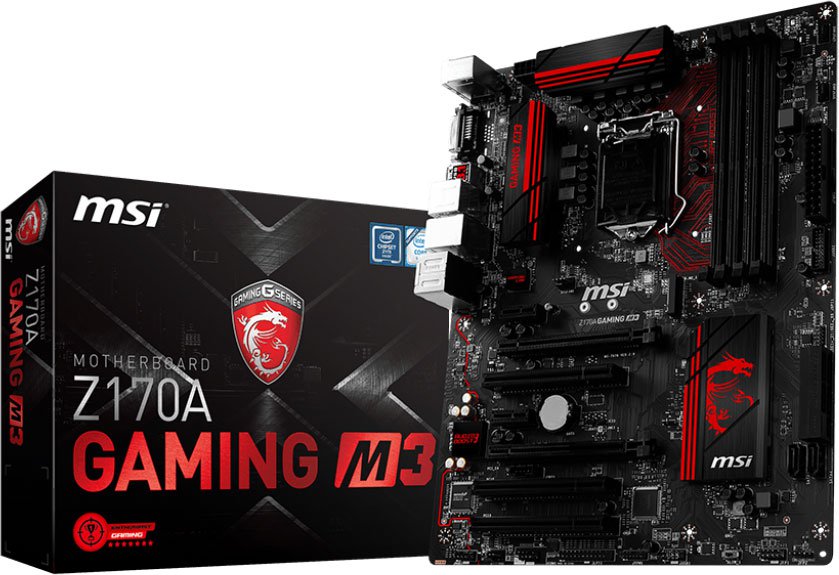 Материнская плата MSI Z170A GAMING M3 LGA 1151, ATX, Ret