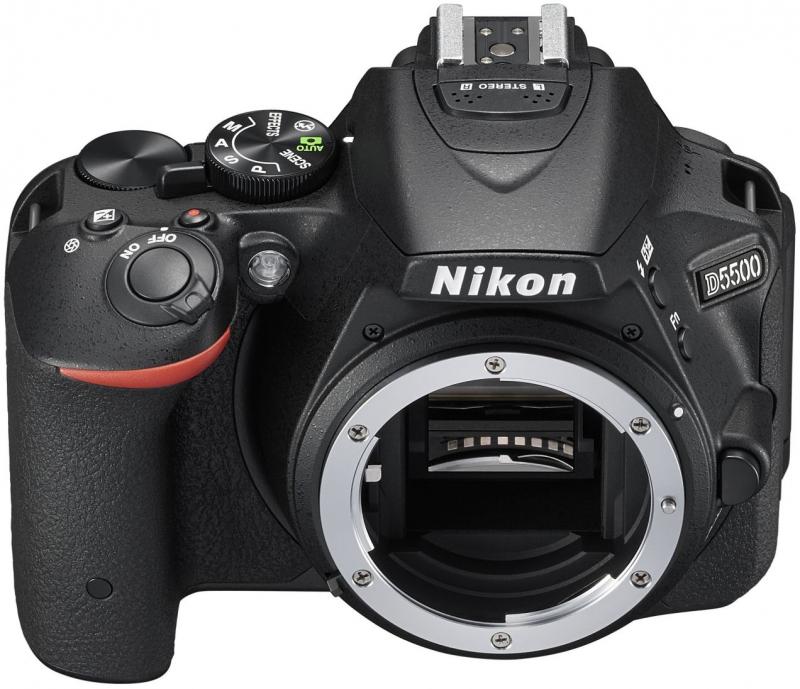 Зеркальный фотоаппарат Nikon D5500 Body Черный