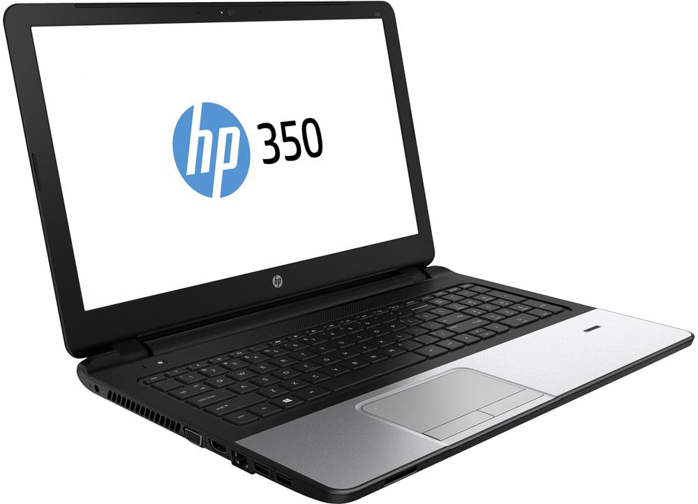 Ноутбук HP 350 G2 ( Intel Pentium 3805U/4Gb/500Gb HDD/Intel HD Graphics/15,6"/1366x768/DVD-RW/Windows 7 Professional) Серебристый
