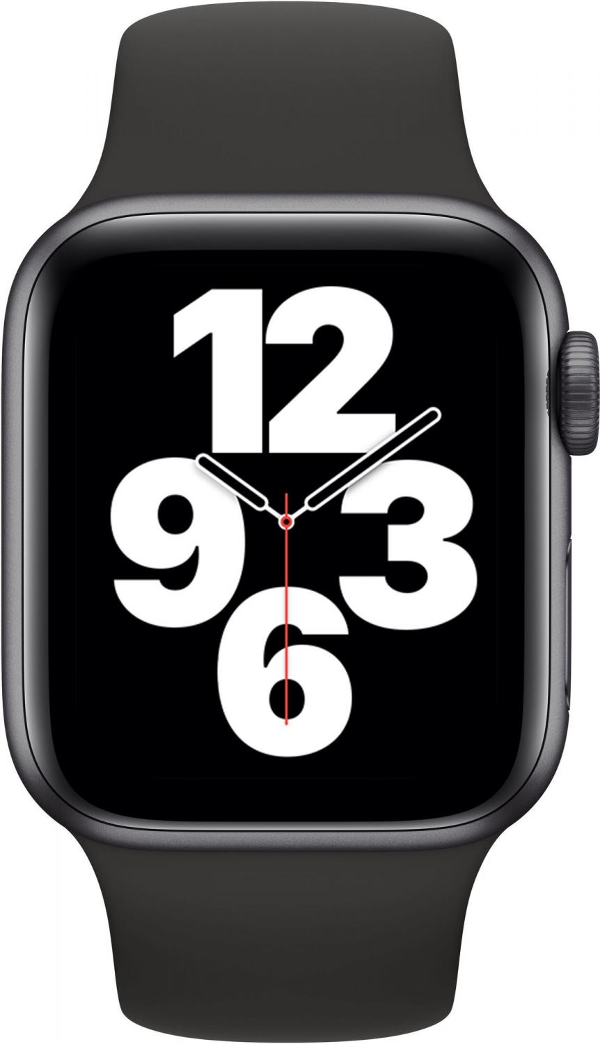 Умные часы Apple Watch SE GPS 40mm Aluminum Case with Sport Band Space Gray (Серый космос/черный)