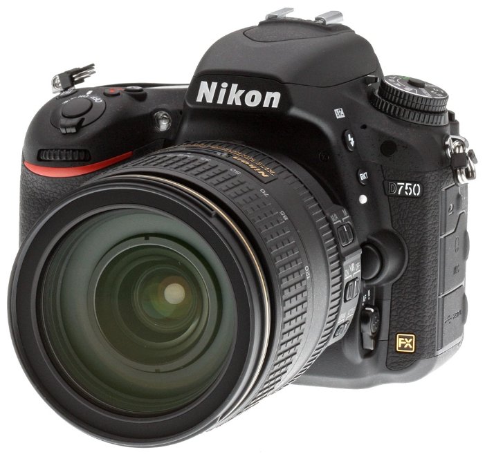 Зеркальный фотоаппарат Nikon D750 + Kit (24-120 mm f/4G VR) Черный