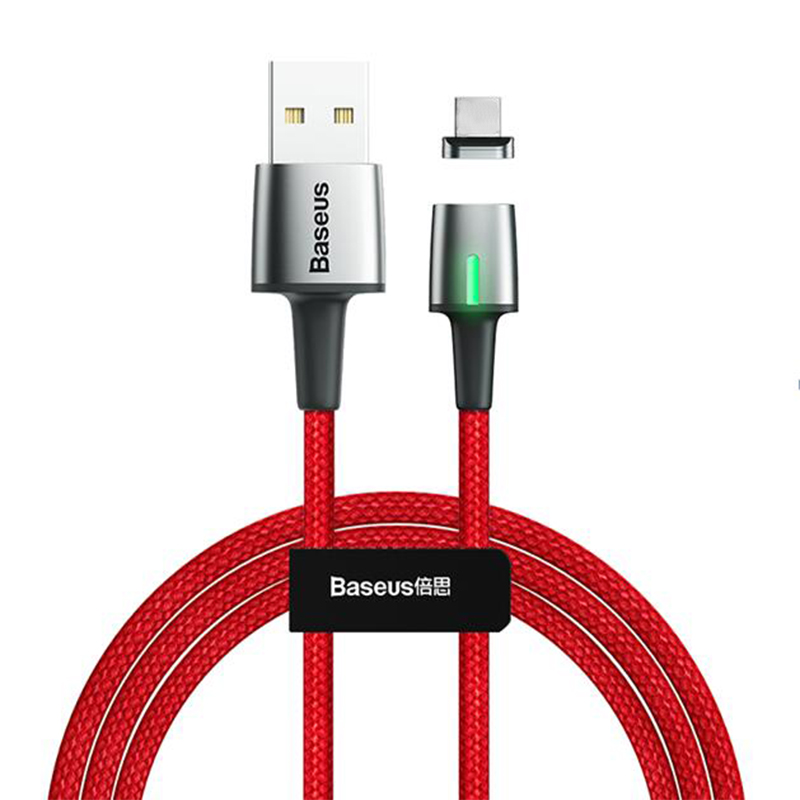 Кабель Type-C Baseus CATXC-A09 Zinc Magnetic Cable USB For Type-C 3A 1м Red (Красный)