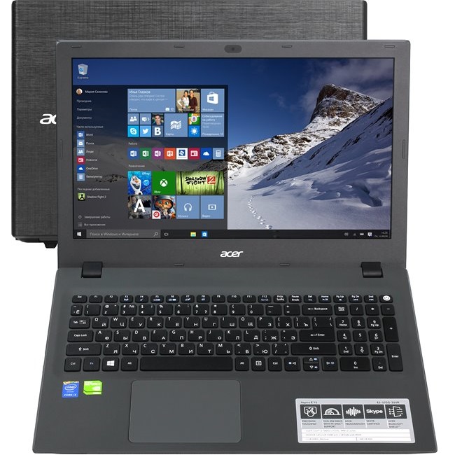 Ноутбук Acer Aspire E5-573G-51N8 ( Intel Core i5 4210U/4Gb/500Gb HDD/nVidia GeForce 920M/15,6"/1366x768/Windows 10)