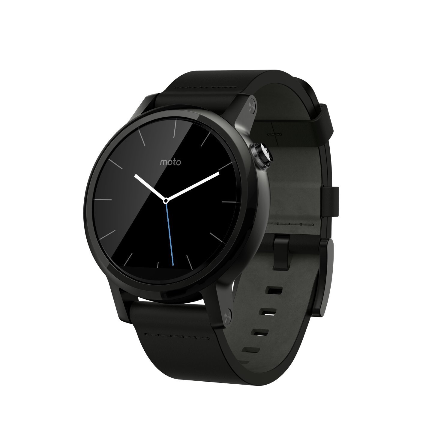 Умные часы Motorola Moto 360 2nd Gen (Leather) Black Leather, 42mm