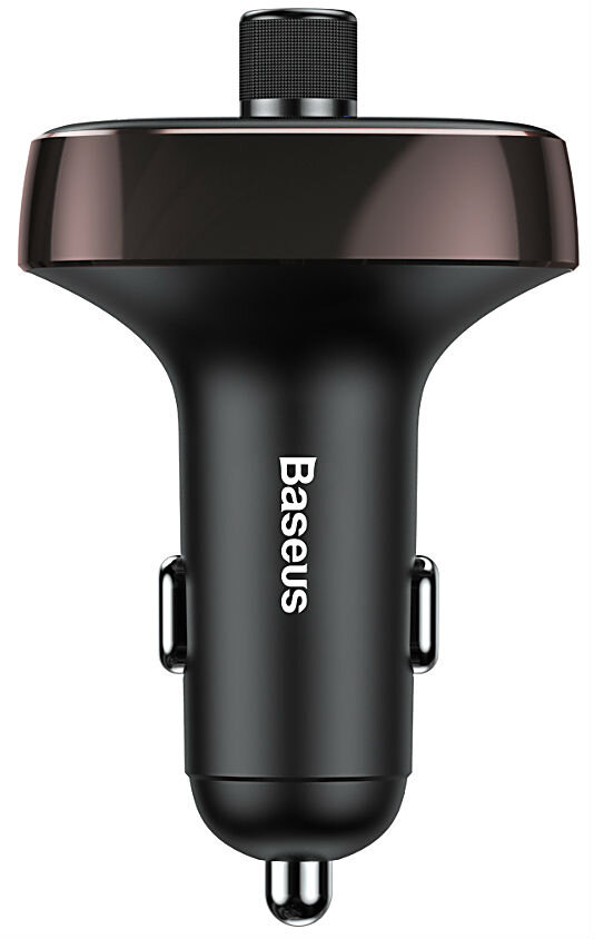 Автомобильная зарядка Baseus T typed Bluetooth MP3 CCALL-TM12 Dark coffee (Темно-кофейный)