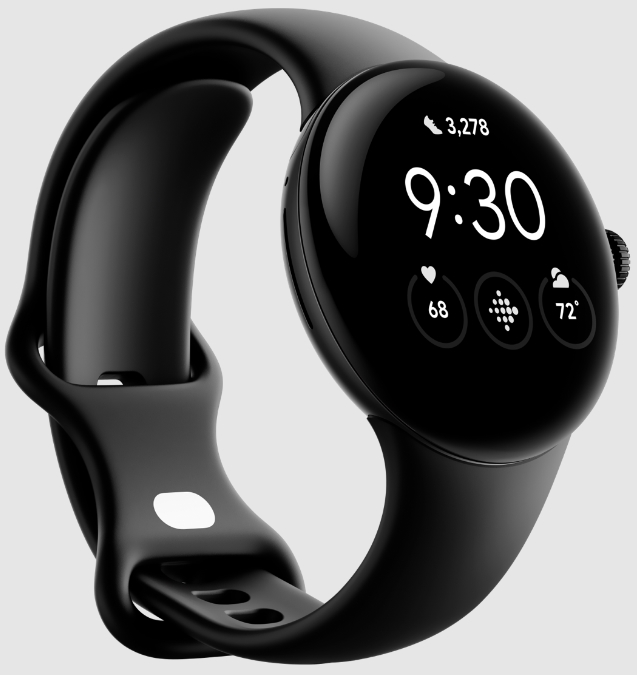 Умные часы Google Pixel Watch Bluetooth Matte Black/Obsidian band