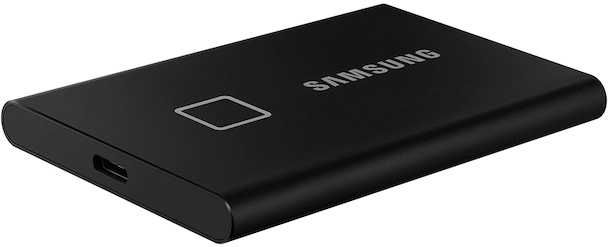 Внешний SSD накопитель Samsung Portable SSD T7 Touch 1Tb Black (Черный)