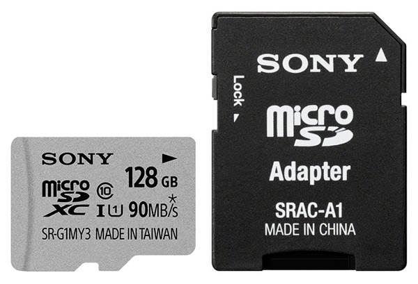 Карта памяти Sony Micro SDXC 128GB Class 10 Переходник в комплекте (SR-G1MY3A/ST)