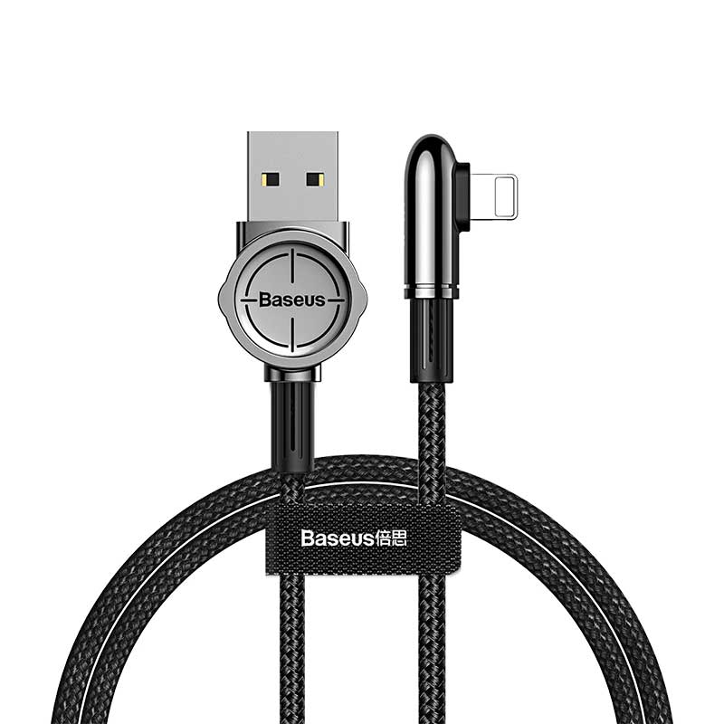 Кабель Lightning Baseus CALCJ-B01 Exciting Mobile Game Cable USB For iP 1.5A 2м Black (Черный)