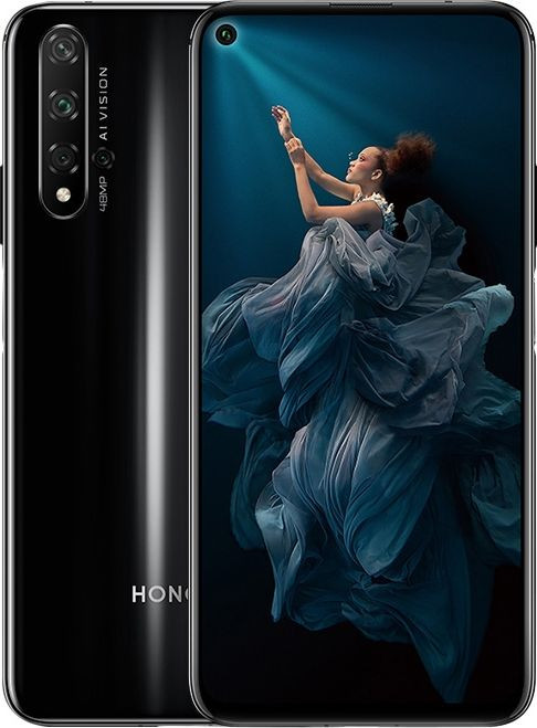 Смартфон Honor 20 6/128GB Midnight Black (Полуночный черный)
