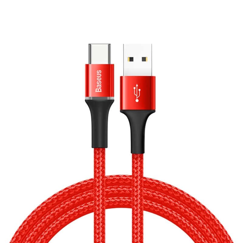 Кабель Type-C Baseus CATGH-B09 Halo Data Cable USB For Type-C 3A 1м Red (Красный)