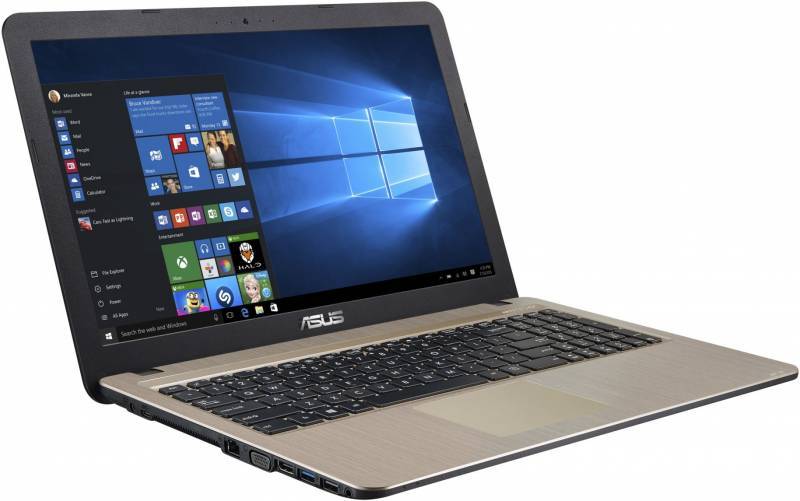 Ноутбук Asus R540SA-XX052T ( Intel Celeron N3050/4Gb/500Gb HDD/Intel HD Graphics 405/15,6"/1366x768/Нет/Без OS) Темно-серый