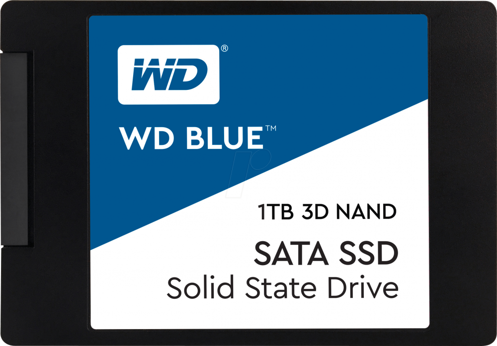SSD Диск Western Digital Blue, 1 000Gb, 2.5", SATA III, SSD (WDS100T2B0A)