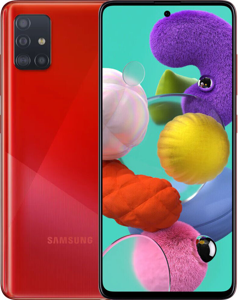 Смартфон Samsung Galaxy A51 6/128GB (ЕАС) Prism Crush Red (Красный)