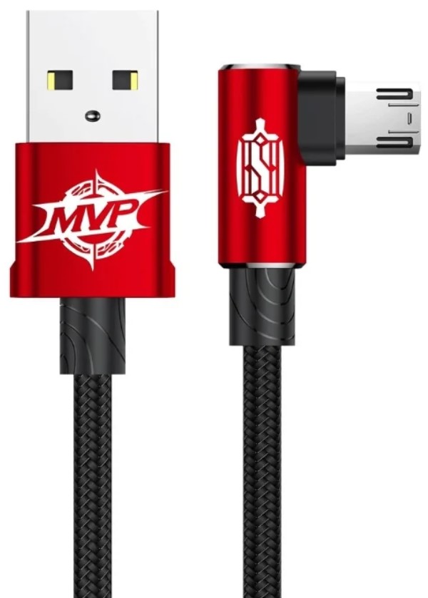 Кабель Micro USB Baseus CAMMVP-B09 MVP Elbow Type Cable USB For Micro 1.5A 2м Red (Красный)