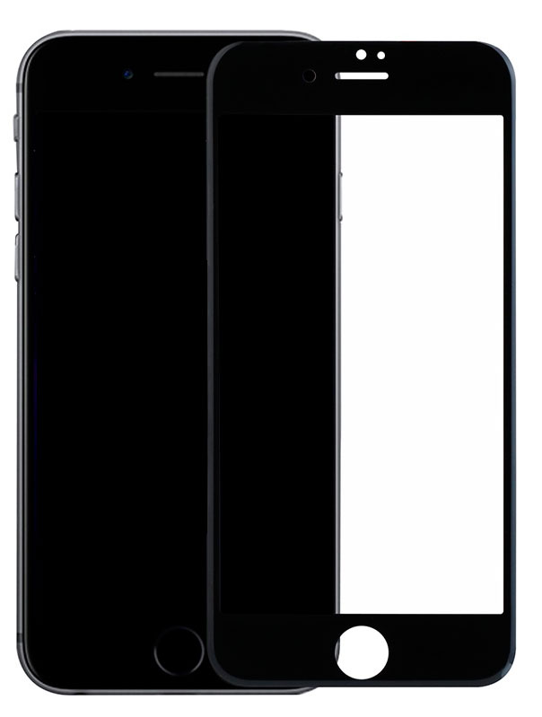 Защитное стекло 3D Hoco (0,3mm) 9H для Apple iPhone 7 Черный