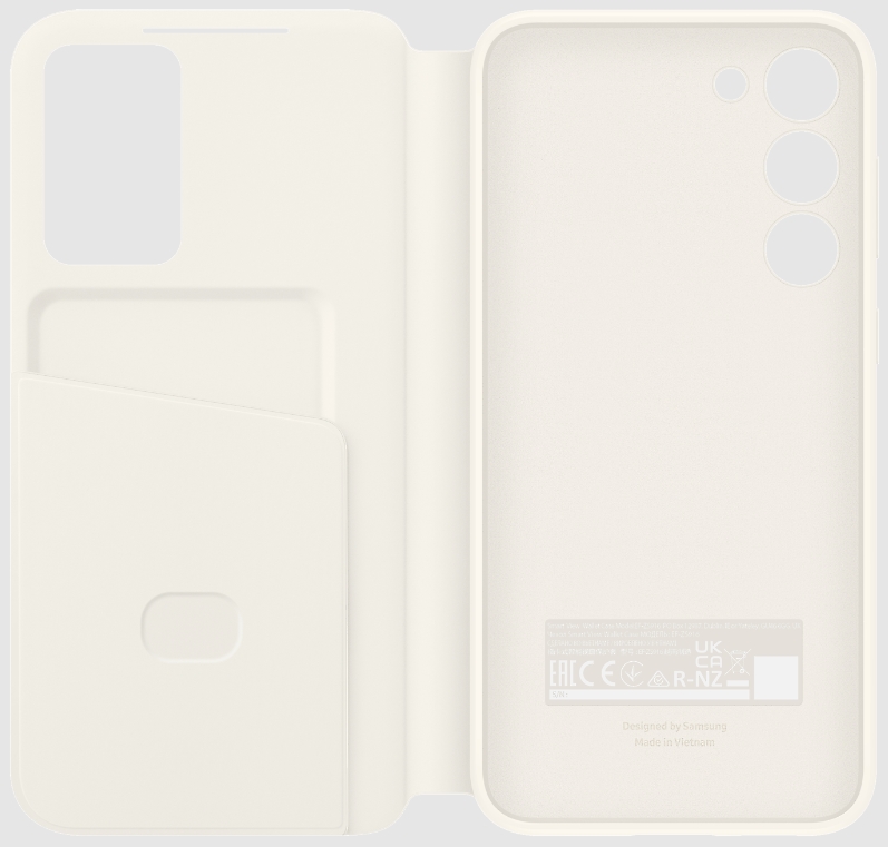 Чехол-книжка Samsung Smart Clear View Cover для Samsung Galaxy S23 Plus Кремовый