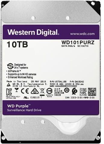 Жесткий диск Western Digital Purple WD101PURZ, , 3.5", SATA III, HDD (WD101PURZ)