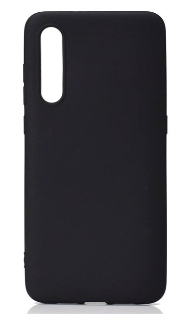 Силиконовая накладка Silicon Silky & Soft-Touch Finish для Samsung Galaxy A70 Черный