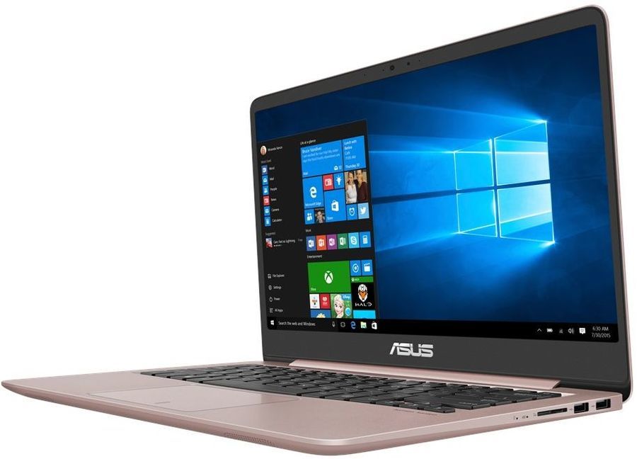 Ноутбук Asus Zenbook UX410UF-GV179T ( Intel Core i5 8250U/8Gb/256Gb SSD/nVidia GeForce Mx130/14"/1920x1080/Windows 10) Розовое золото