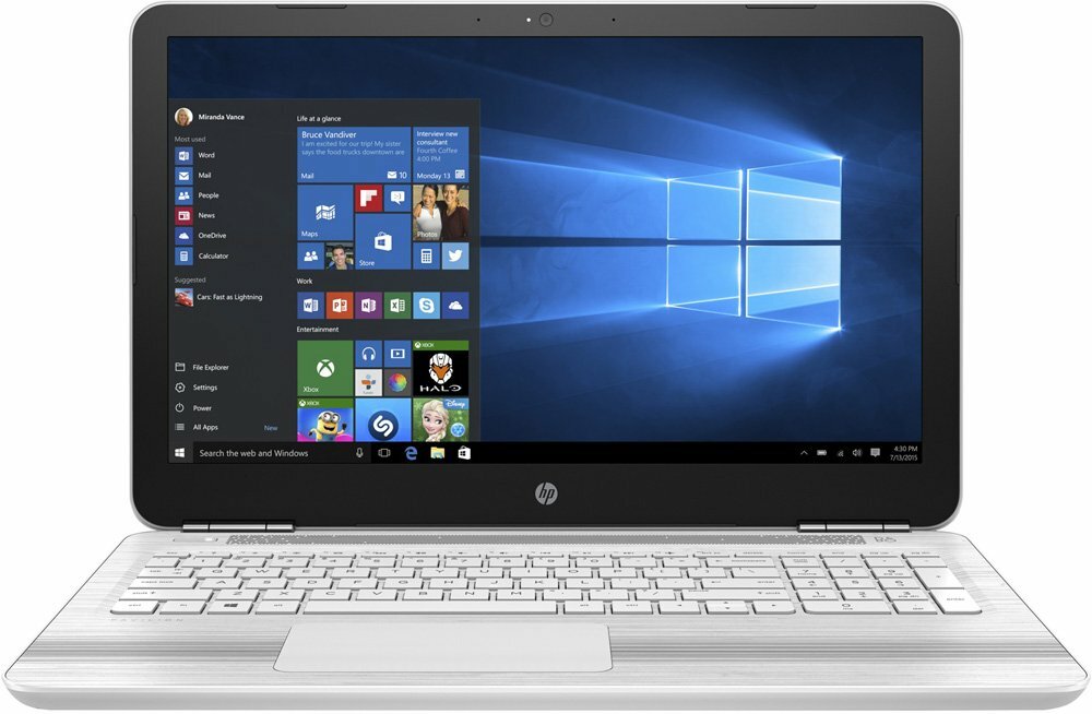 ������� HP Pavilion 15-au139ur ( Intel Core i7 7500U/8Gb/1000Gb HDD/nVidia GeForce GT 940M/15,6"/1920x1080/DVD-RW/Windows 10)/�����