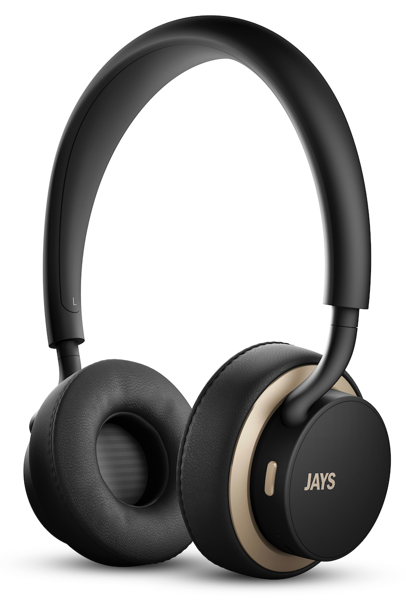 Беспроводные наушники Jays U-Jays Wireless Черный/золотой