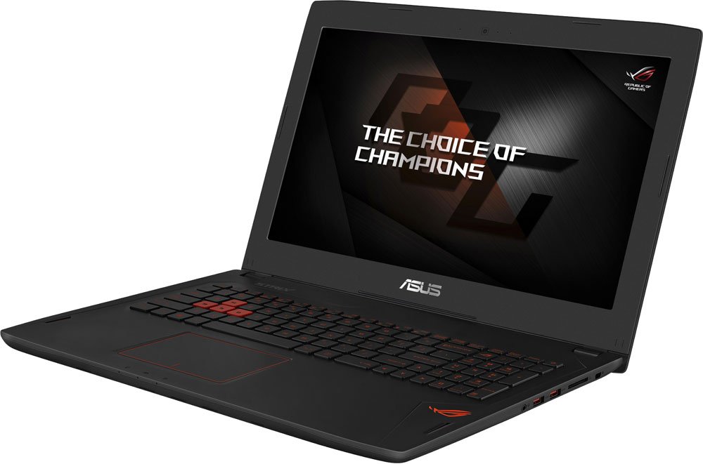 Игровой ноутбук Asus ROG GL502VM-FY243 ( Intel Core i7 7700HQ/8Gb/1000Gb HDD/128Gb SSD/nVidia GeForce GTX 1060/15,6"/1920x1080/Нет/Endless) Черный