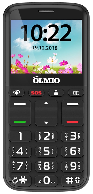 Мобильный телефон Olmio C27 Black (Черный)
