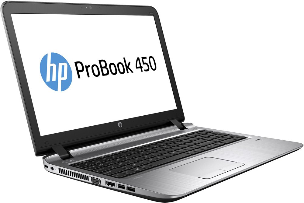 Ноутбук HP ProBook 450 G3 ( Intel Core i3 6100U/8Gb/256Gb SSD/Intel HD Graphics 520/15,6"/1366x768/Windows 10 Professional) Черный