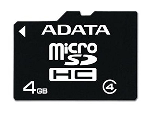Карта памяти ADATA Micro SDHC 4GB Class 4 Без переходника (AUSDH4GCL4-R)
