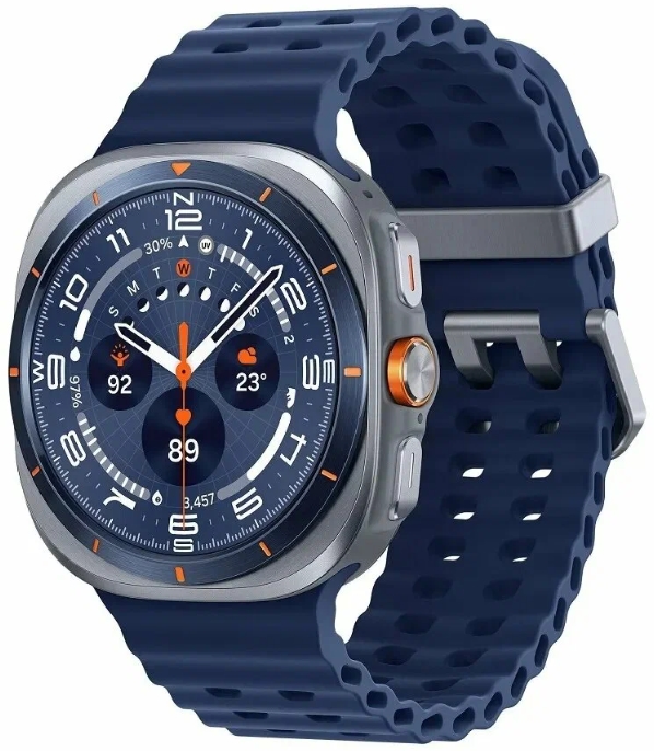 Умные часы Samsung Galaxy Watch Ultra (2025), 47mm Titanium Blue (Синий титан)