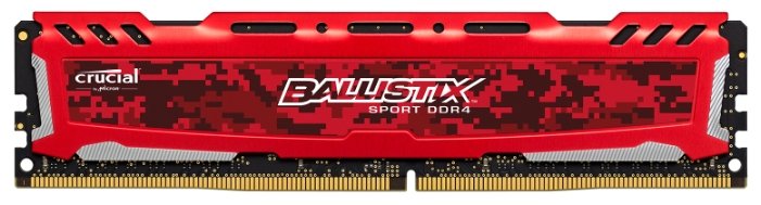 Оперативная память CRUCIAL Ballistix Sport LT BLS4G4D26BFSE DDR4 - 4Гб 2666, DIMM, Ret