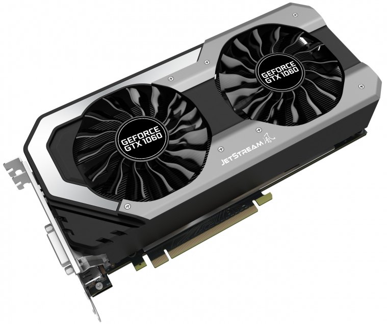 Видеокарта PALIT GeForce GTX 1060 GeForce GTX 1060 Super JetStream, 6Gb, GDDR5 (NE51060S15J9-1060J)