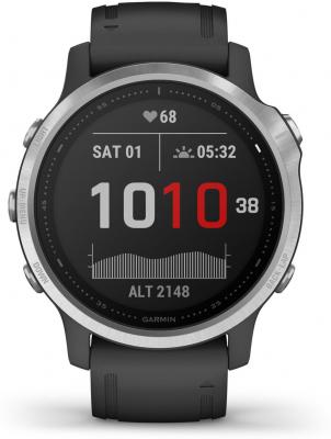 Умные часы Garmin Fenix 6S Black (Серебристый/черный)