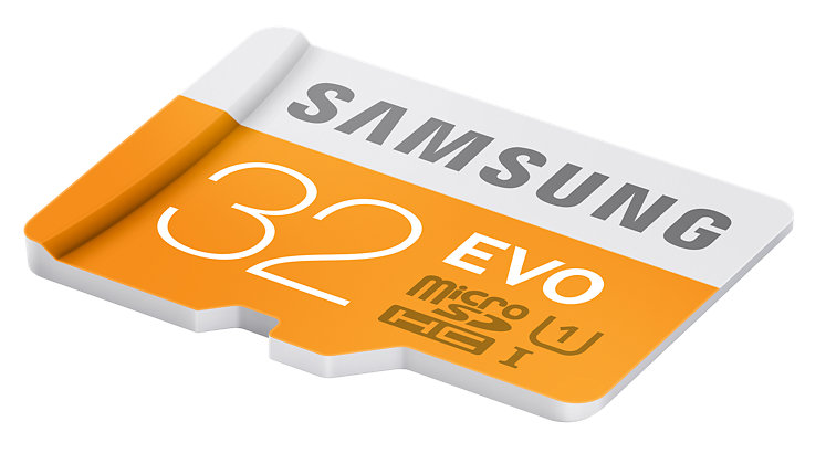 Карта памяти Samsung Micro SDHC EVO 32GB Class 10 Без переходника (MB-MP32D/EU)
