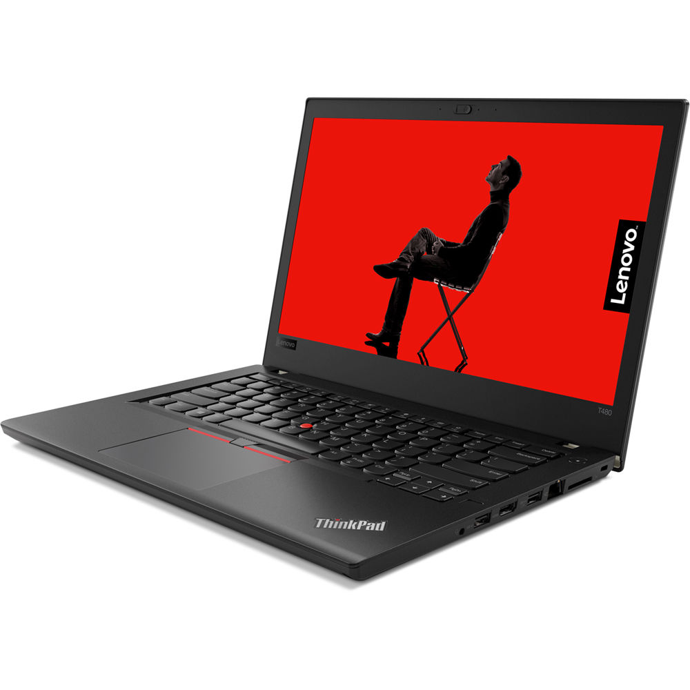 Ноутбук Lenovo ThinkPad T480 ( Intel Core i5 8250U/8Gb/500Gb HDD/Intel UHD Graphics 620/14"/1366x768/Нет/Windows 10 Pro) Черный