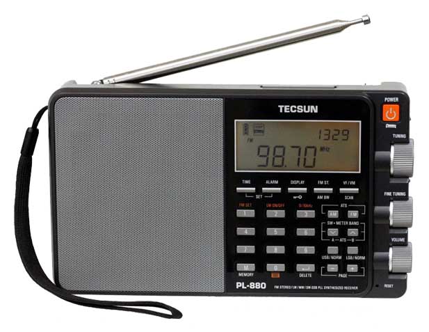 Радиоприёмник Tecsun PL-880 Black Deluxe Set