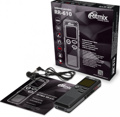 Диктофон Ritmix RR-610 8Gb