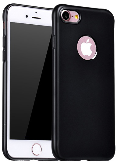 Силиконовая накладка Hoco Premium для Apple iPhone 7 Черный
