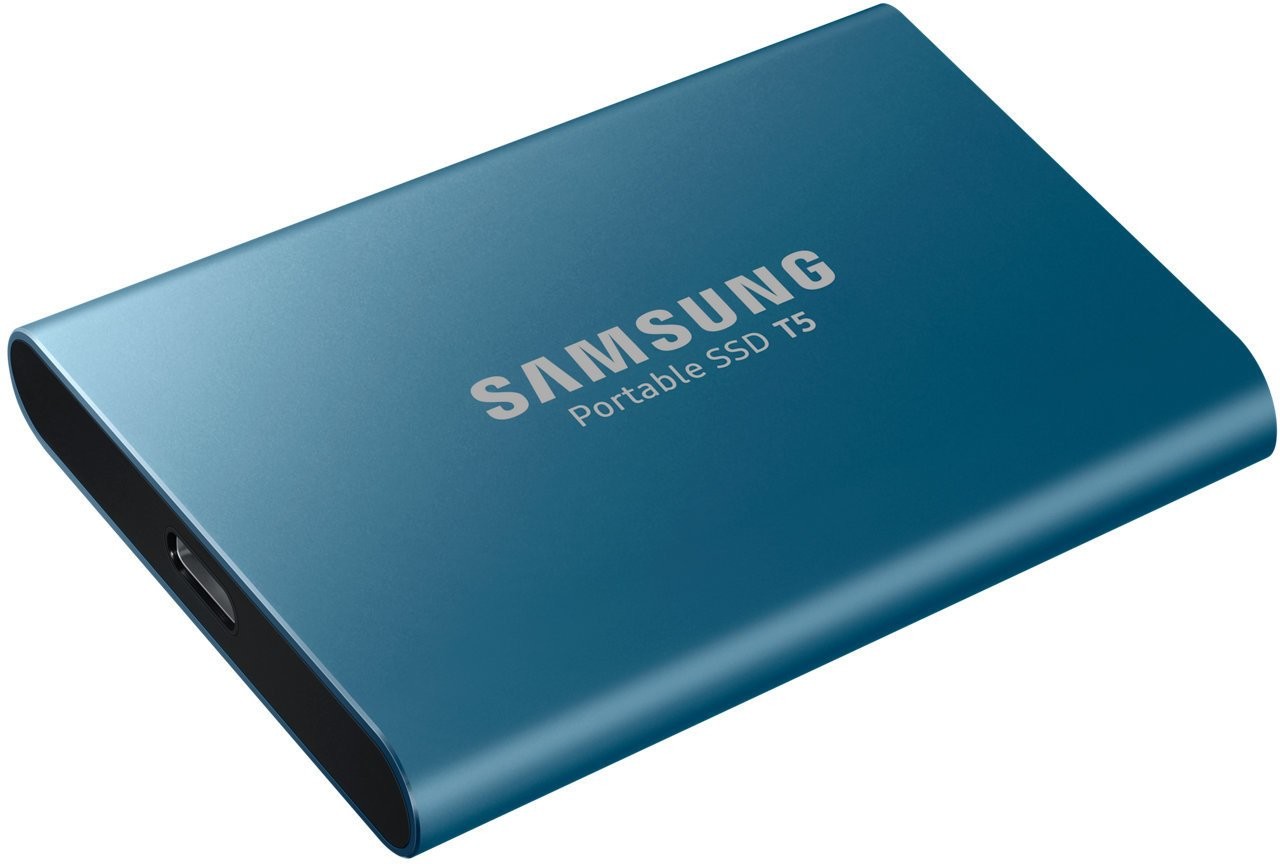 Внешний SSD накопитель Samsung Portable T5, 500Gb, 1.8", USB, SSD (MU-PA500B)