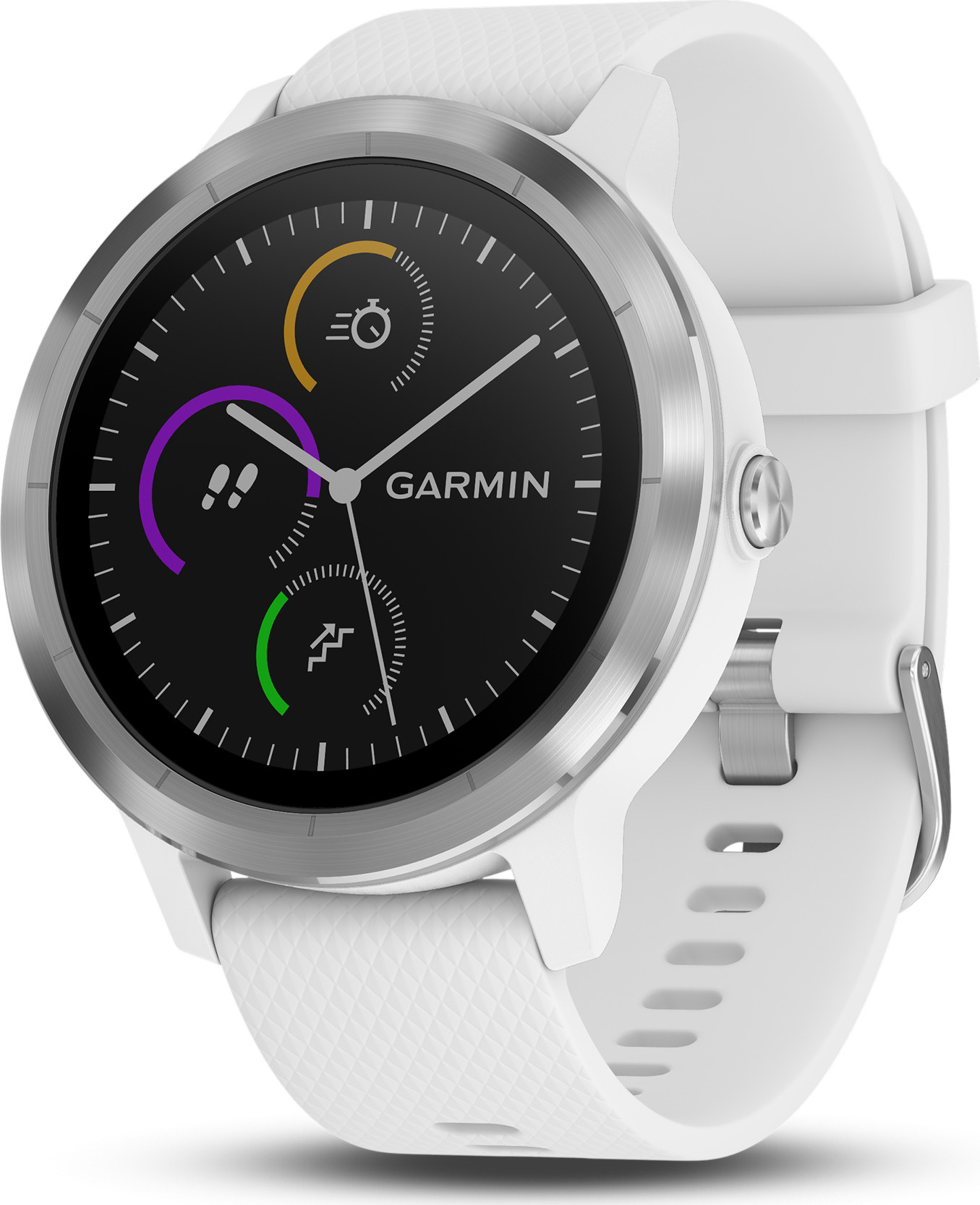 Умные часы Garmin Vivoactive 3 Серебристый/белый