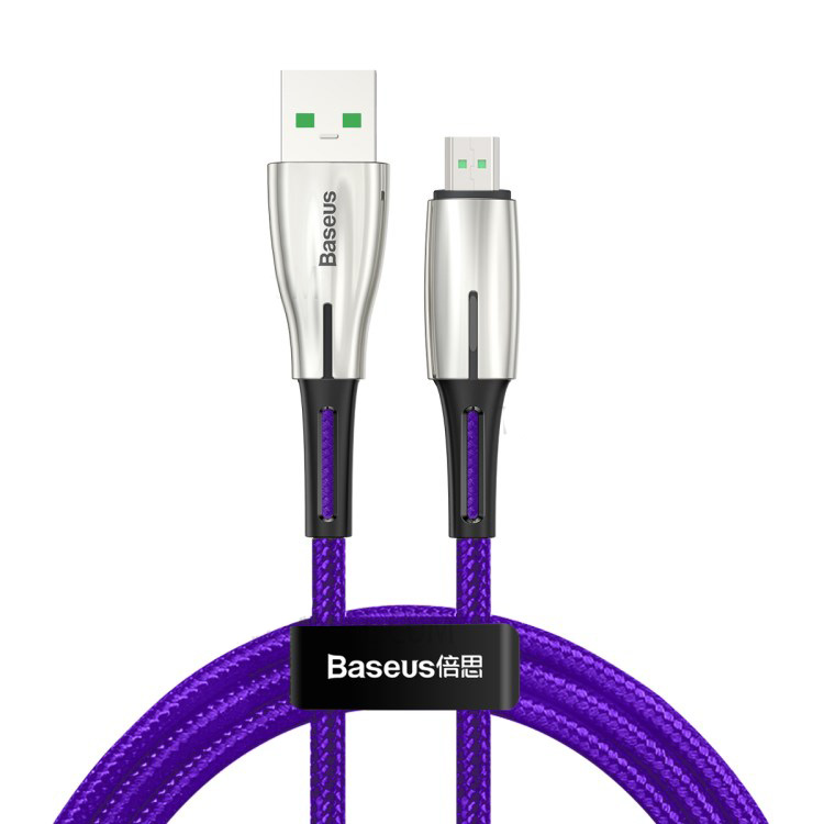 Кабель Micro USB Baseus CAMRD-B05 Waterdrop Cable USB For Micro 4A 1м Purple (Фиолетовый)