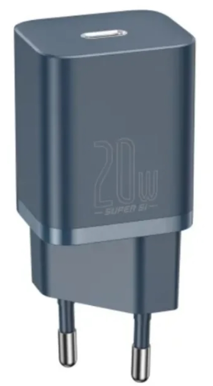 Сетевая зарядка Baseus Super Si Quick Charger 1C 20W ( CCSUP-B03) Blue (Синий)